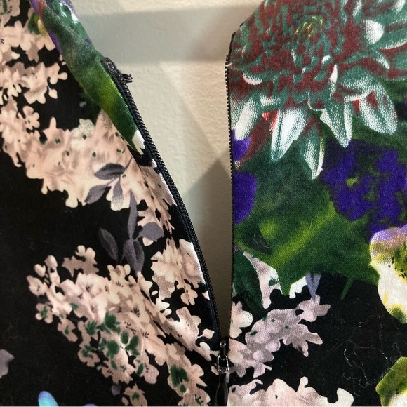 JOE BROWNS Sz 26 Floral Lined Bodice and Skirt w/ Tulle Zipper Closure Dress NEW - Picture 12 of 12